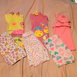 3 matching summer set 2T used